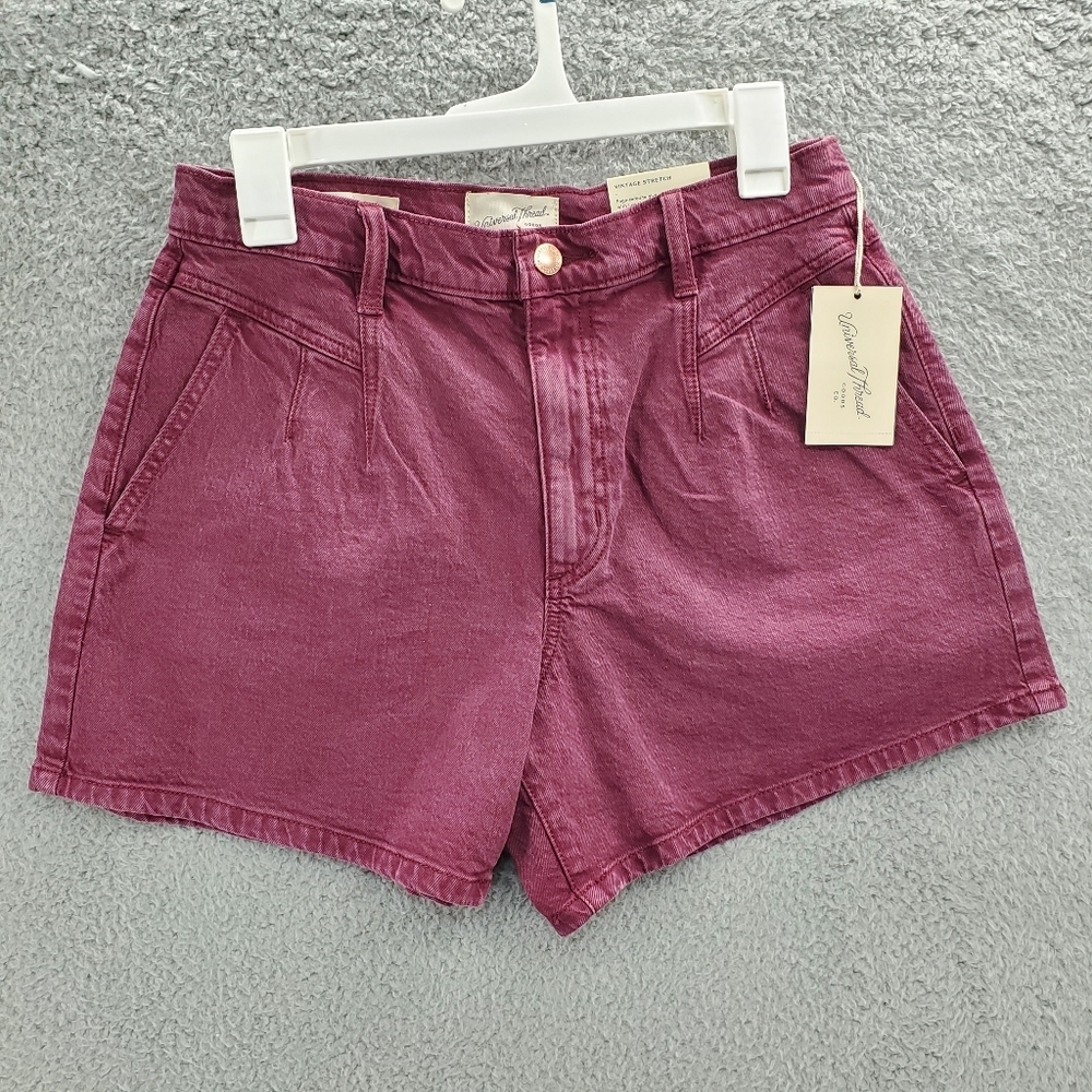 Universal Thread High Rise Midi Shorts Womens NWT